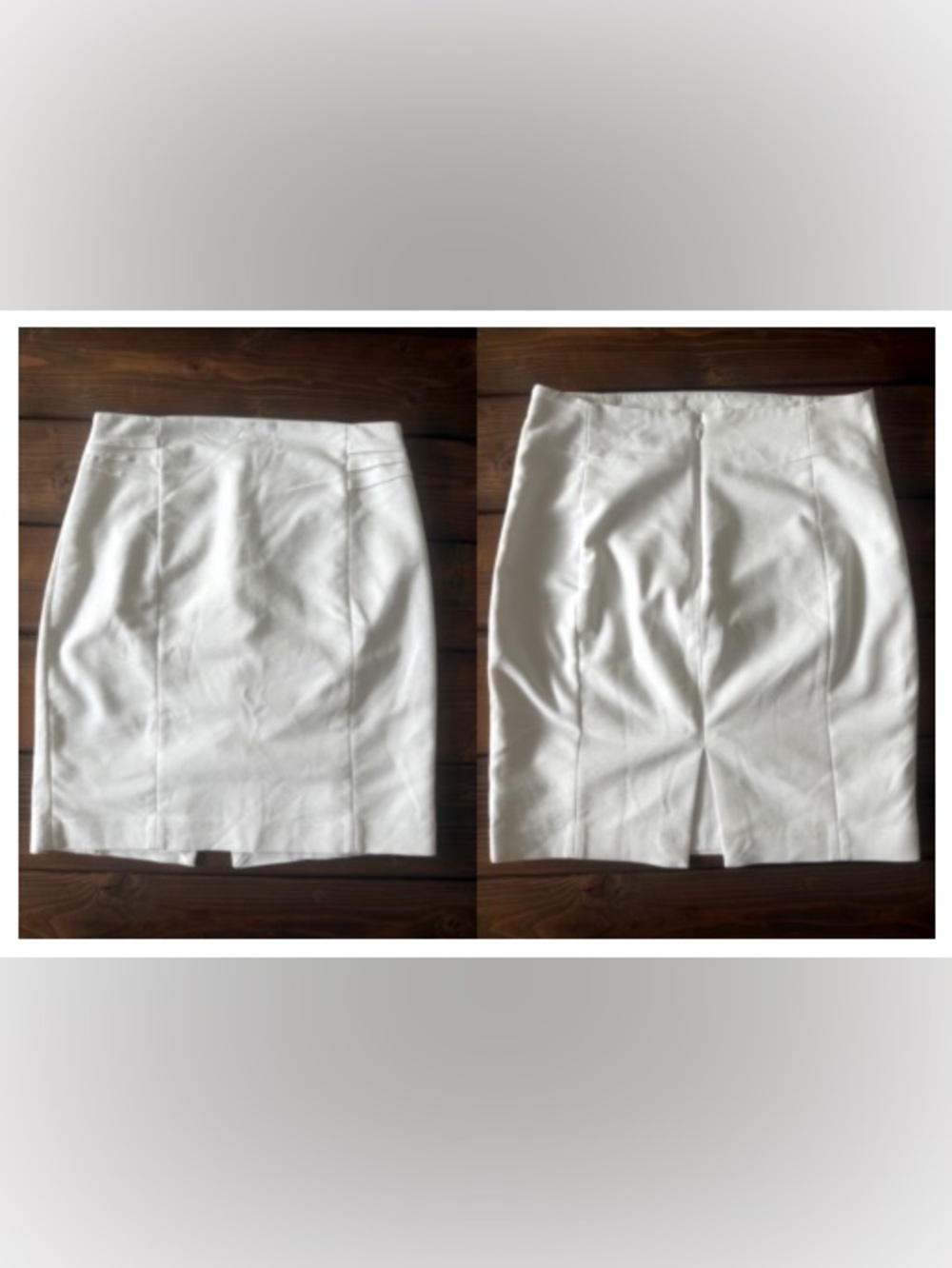 Express White Pencil Skirt High Waist Classic Office Work Minimalist Size 10